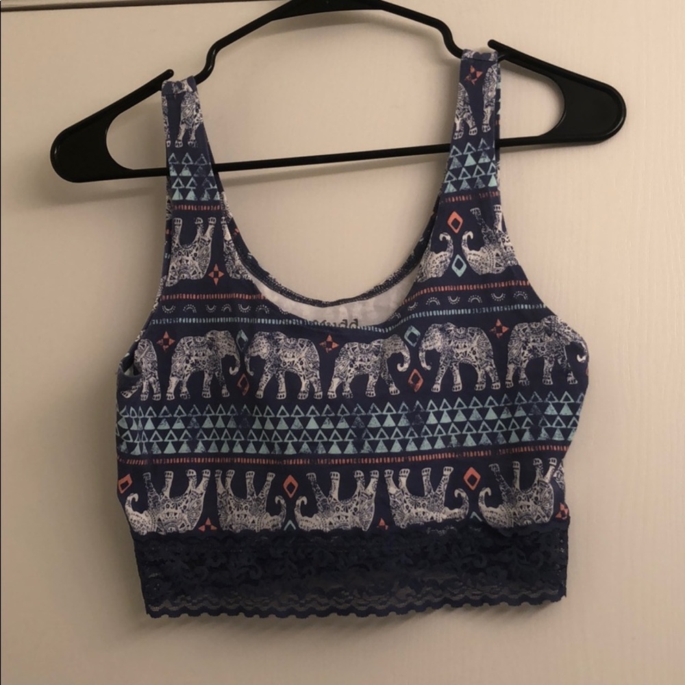 Elephant crop top